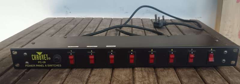 Chauvet PC-08 Power Panel 8 Switches