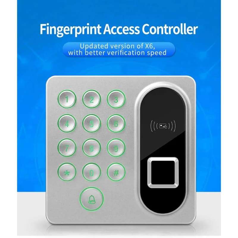 Keypad, Card & Fingerprint Access Control System