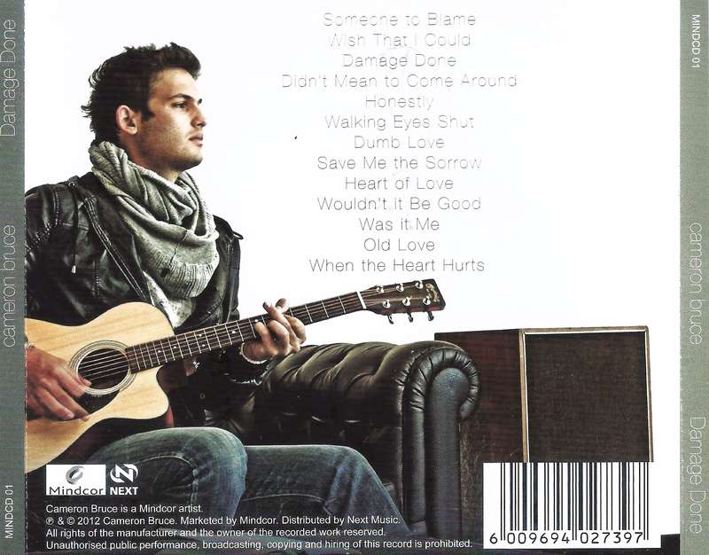 Cameron Bruce - Damage Done (CD Album)