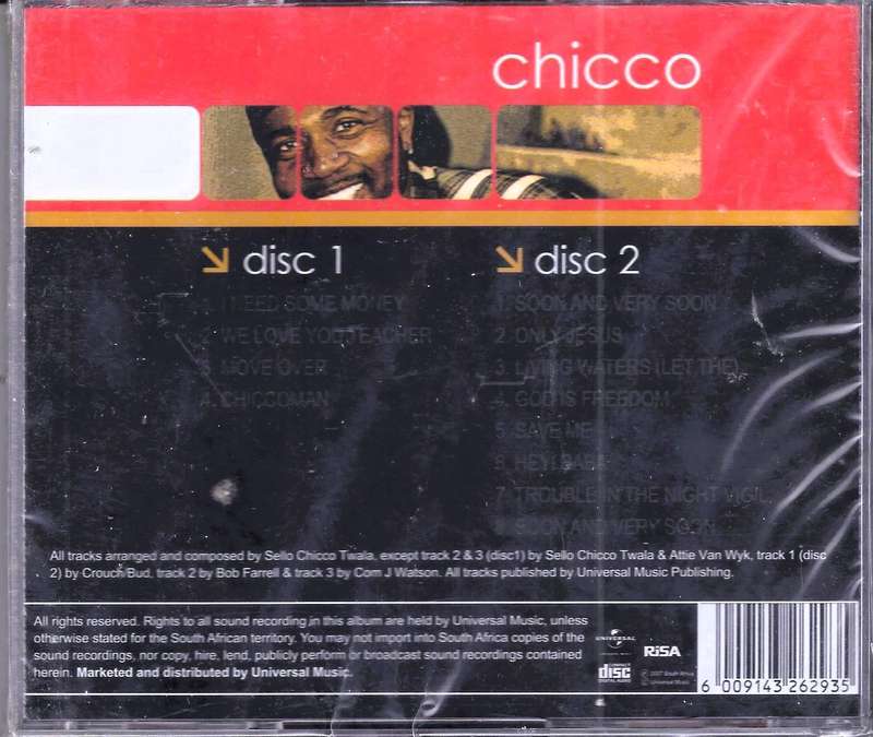 Chicco (3) - I Need Some Money & Soon Very Soon (CD, Album + CD)