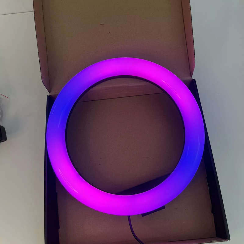 10" RGB LED Ring Light with 176cm Tripod Stand & Phone Holder
