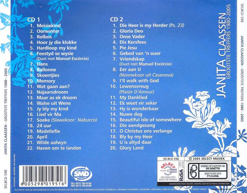 Janita Claasen (CD Album)