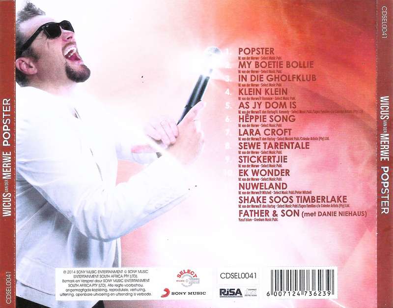 Wicus van der Merwe -  Popster (CD, Album)