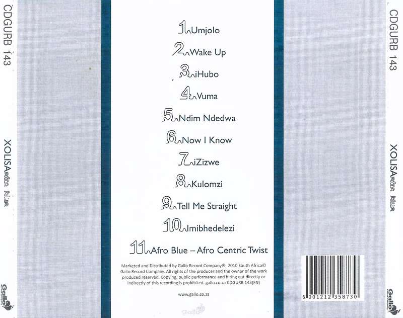 Xolisa - Afro Blue (CD Album)