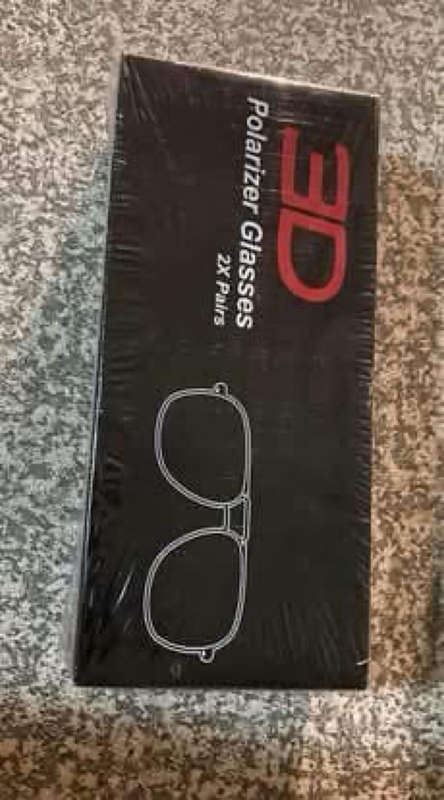 3D polarised glasses two pack