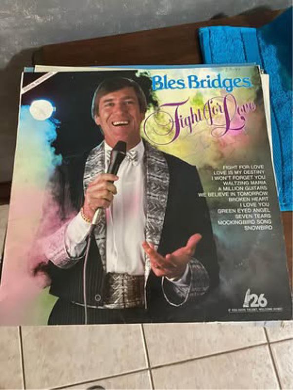 Bles Bridges signed Vinyl Disk - Record