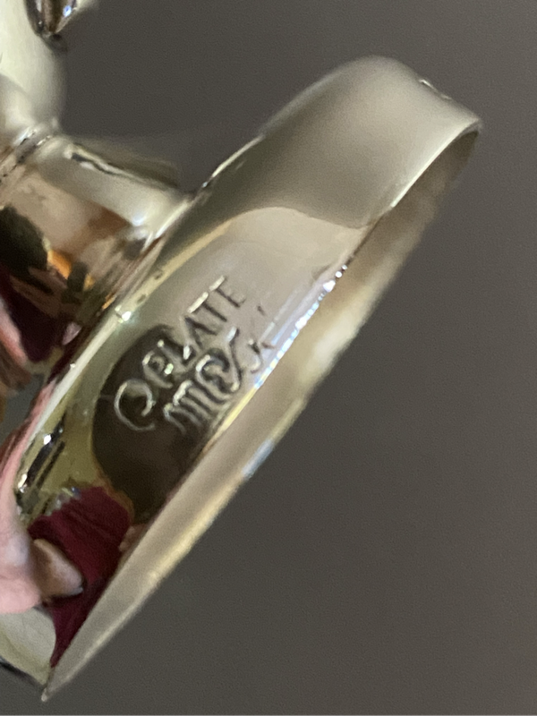 Vintage silver plate trophy