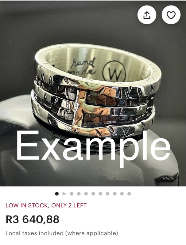 925 silver handmade Celtic mens ring with various metal accents