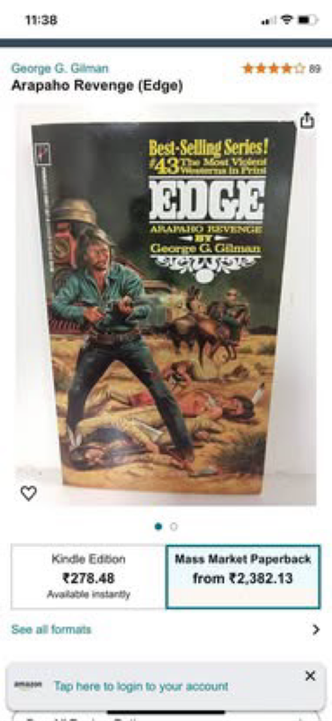 Ten collectors edition softcover books - reading books: Destroyer, Edge, Pony Soldiers