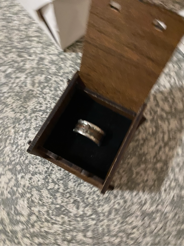 925 silver handmade Celtic mens ring with various metal accents
