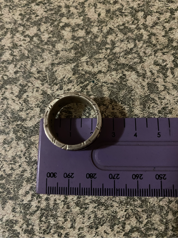 925 silver handmade Celtic mens ring with various metal accents