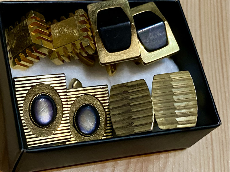 Set of vintage cufflinks