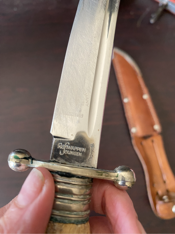 Rehwappen Solingen Vintage Knife rostfrei