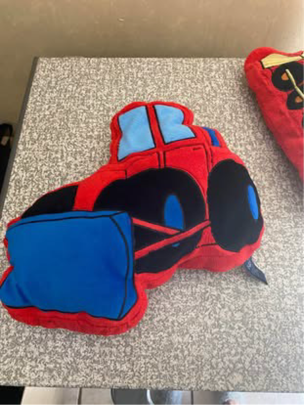 Plush playroom cushions