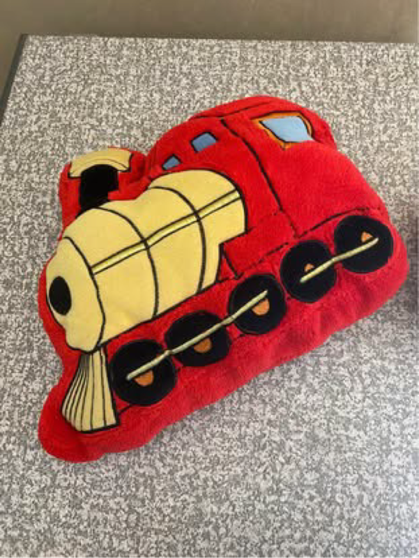 Plush playroom cushions