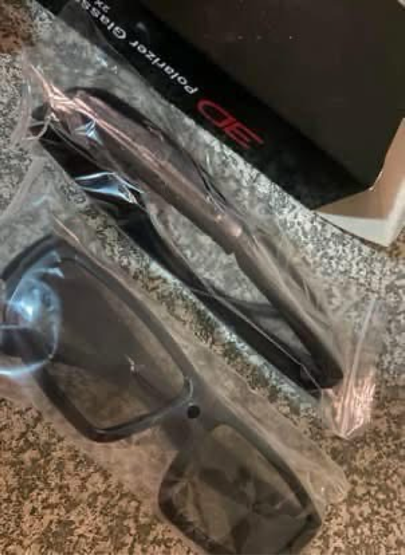 3D polarised glasses two pack