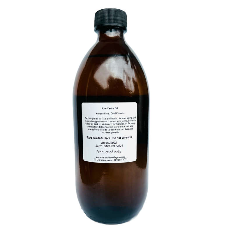 Amazonia Hexane Free Castor Oil 500ml