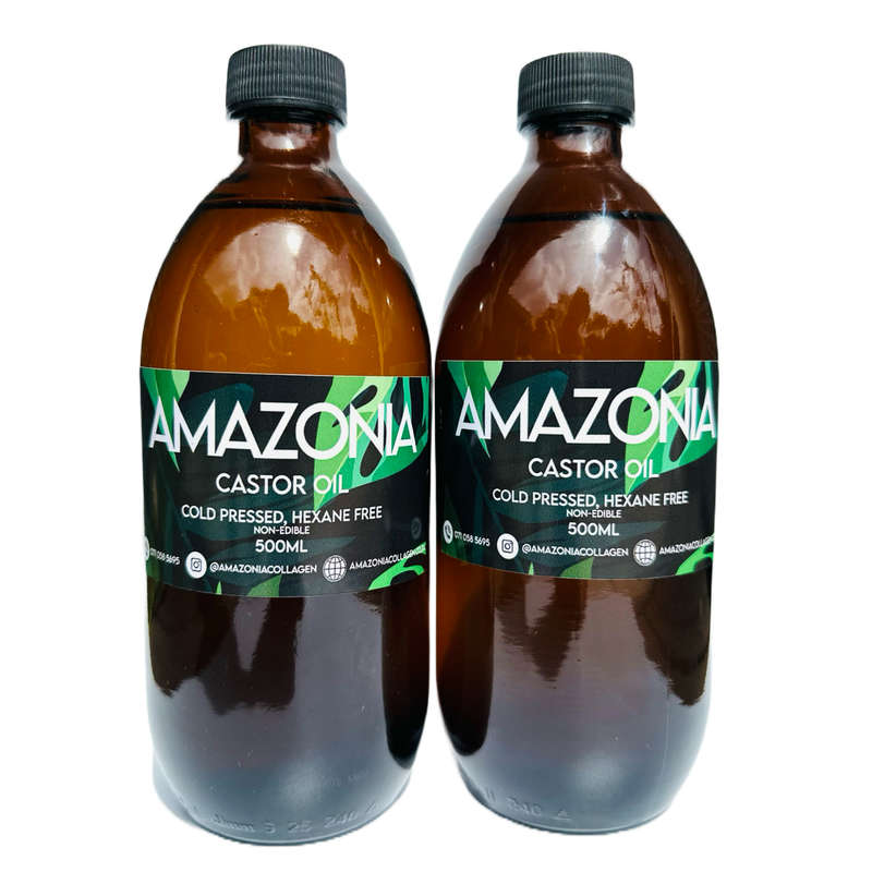 Amazonia Hexane Free Castor Oil 500ml