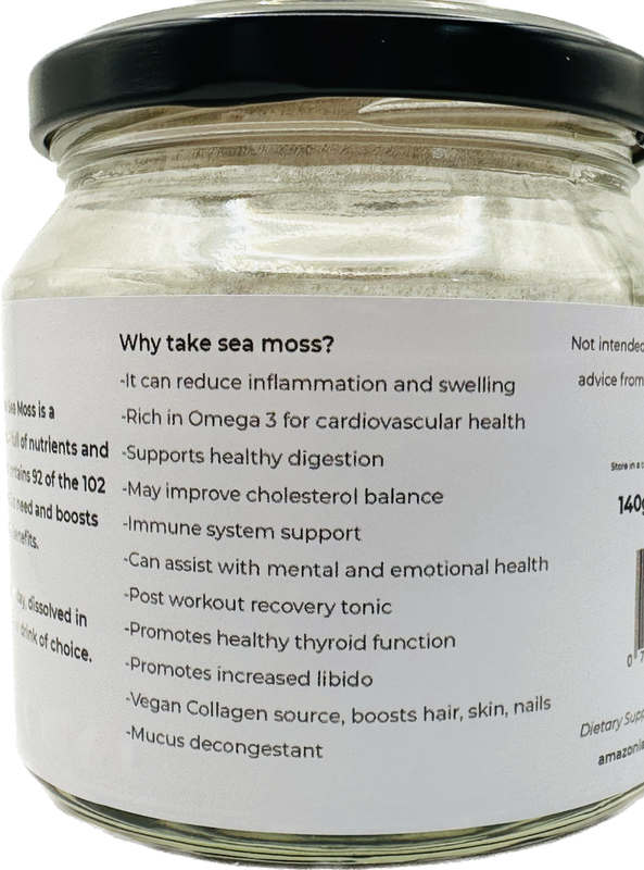 Amazonia Organic Sea Moss Powder 140g