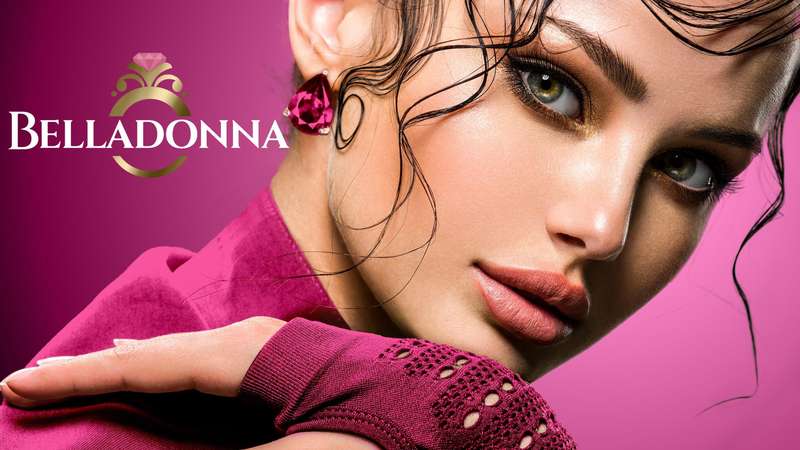Handmade Raspberry Pink Rubellite Gemstone set in .925 Sterling Silver Plated Long Earrings