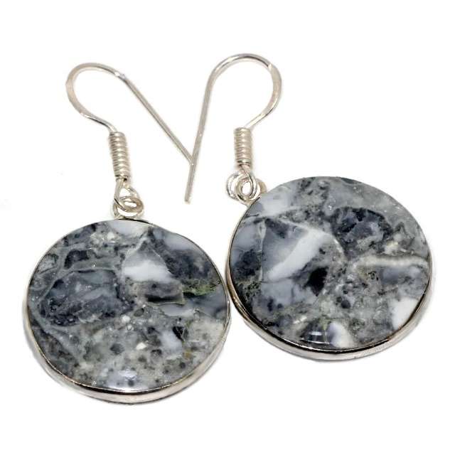 Natural Maligano Jasper Gemstone set in .925 Sterling Silver Plated Handmade Dainty Necklace