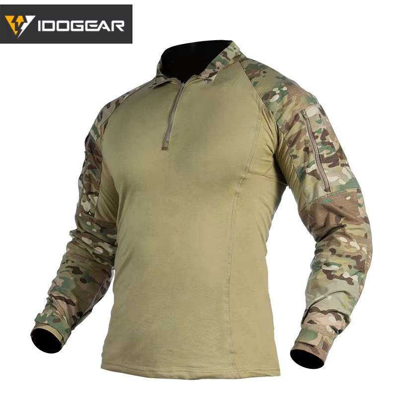 IDOGEAR Men G4 Multicam Tactical Uniform including Knee and Elbow Pads XXL (Latest Generation)