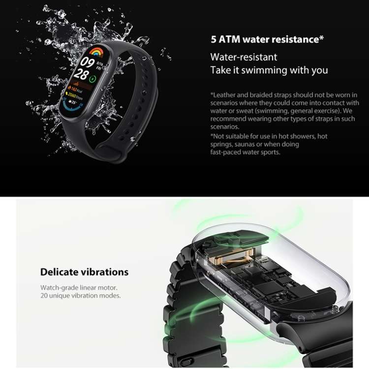 Xiaomi Smart Band 9 - Latest Generation - Midnight Black