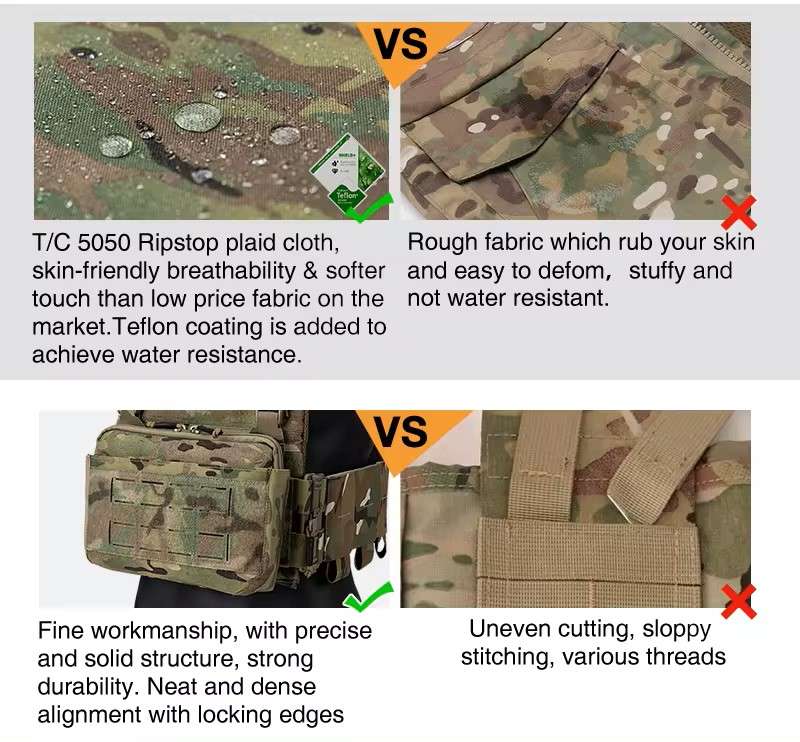 IDOGEAR Men G4 Multicam Tactical Uniform including Knee and Elbow Pads XXL (Latest Generation)