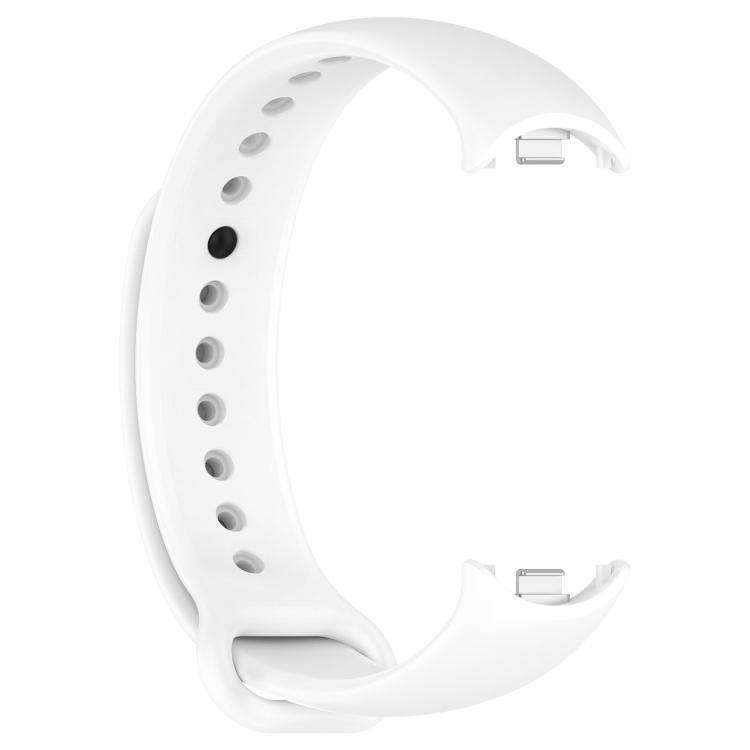 Silicone Watch Band/Strap for Xiaomi Smart Band 8/9 - White