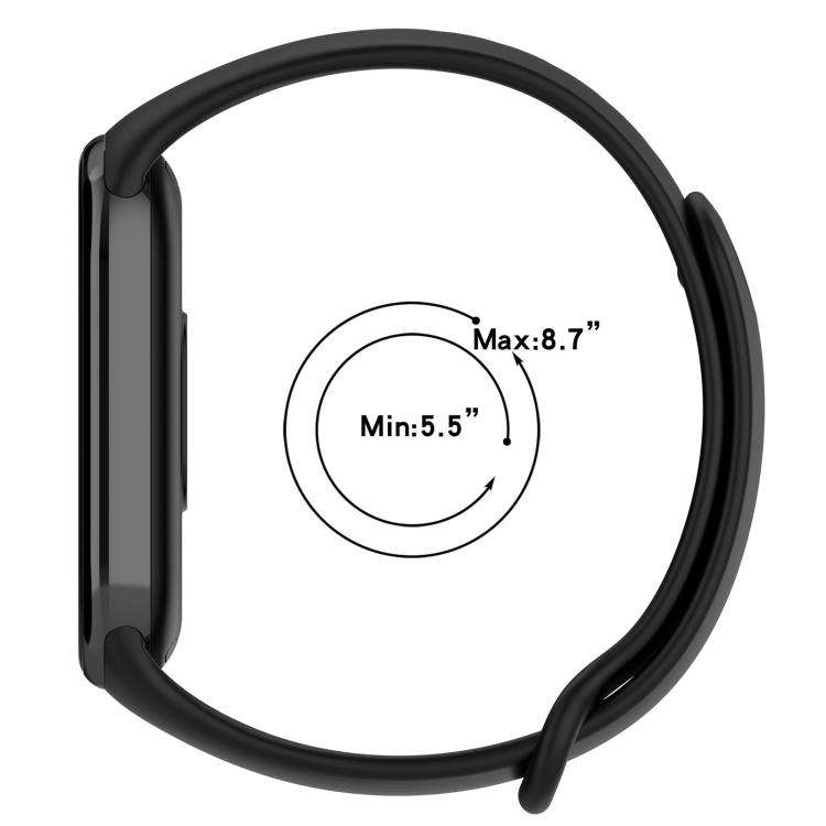 Silicone Watch Band/Strap for Xiaomi Smart Band 8/9 - White