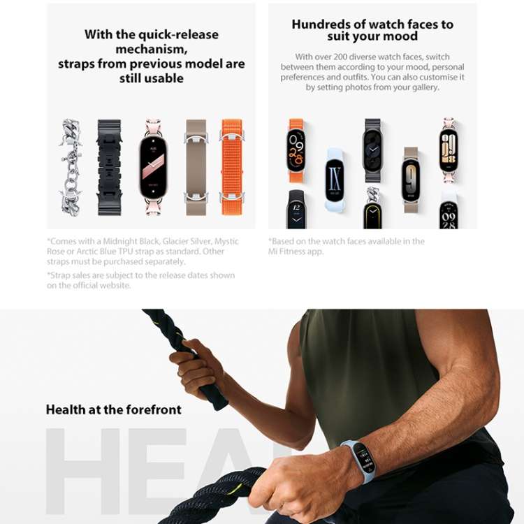 Xiaomi Smart Band 9 - Latest Generation - Midnight Black