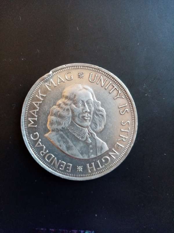 South African 1961 50 cents Silver (50%) Coin