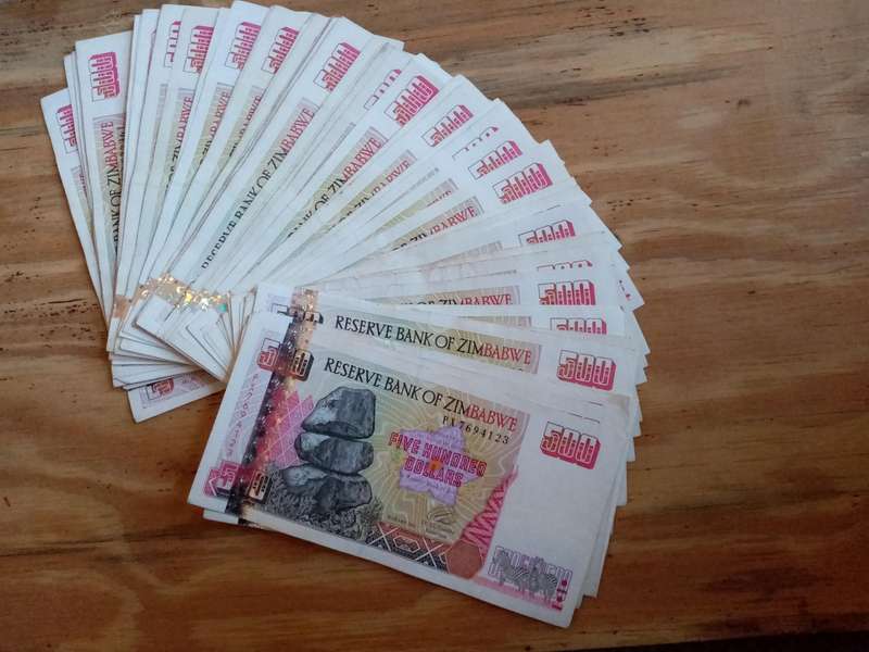 Zimbabwe 50 x Pieces  $500 Banknotes Circulated (With Hologram)
