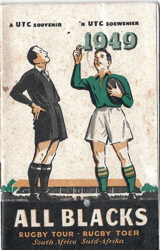 Small booklet on the 1949  All Black rugby tour