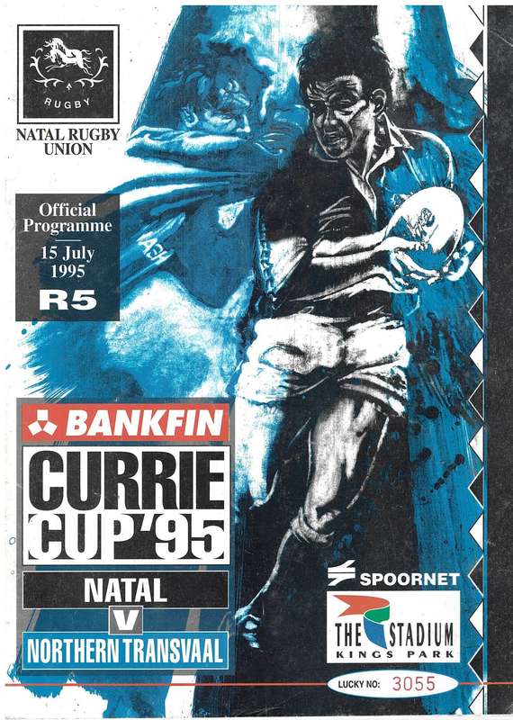 Rugby Programme Natal vs N Tvl 1995