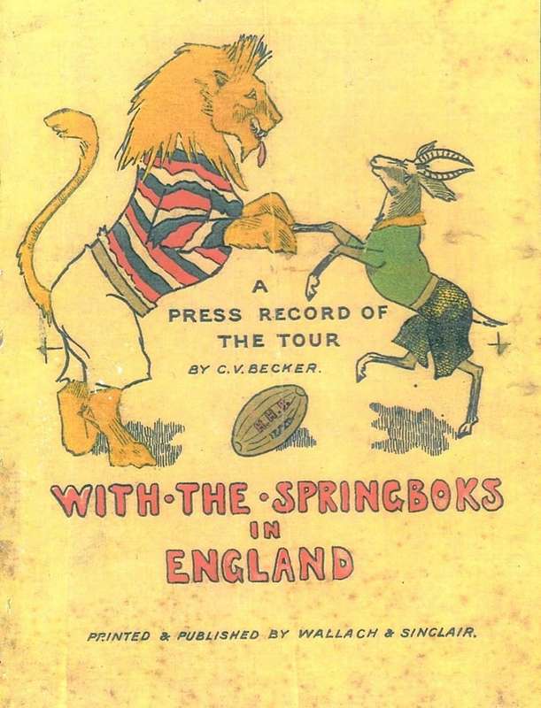 With the Springboks in England   1906-07 Rugby tour
