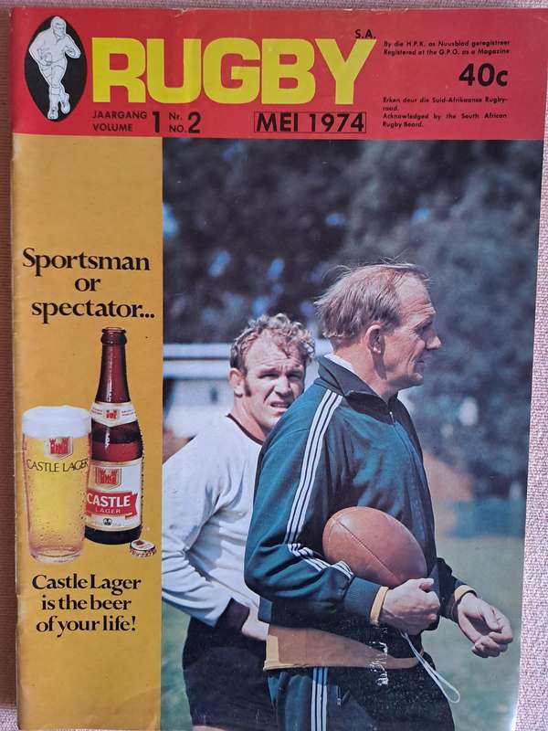 Rugby magazine May 1974 Vol. 1 No.2. See condition below