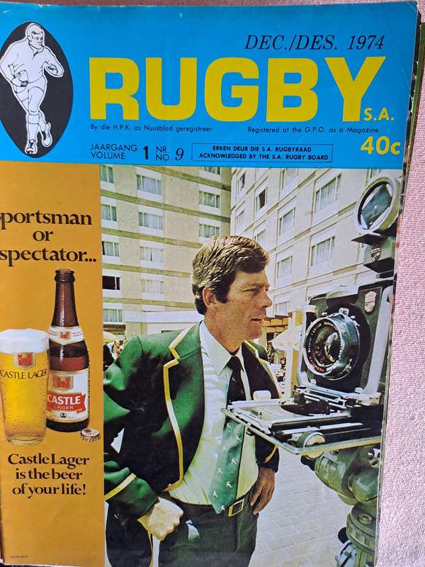 Rugby magazine December 1974 Vol. 1 No.9 See condition