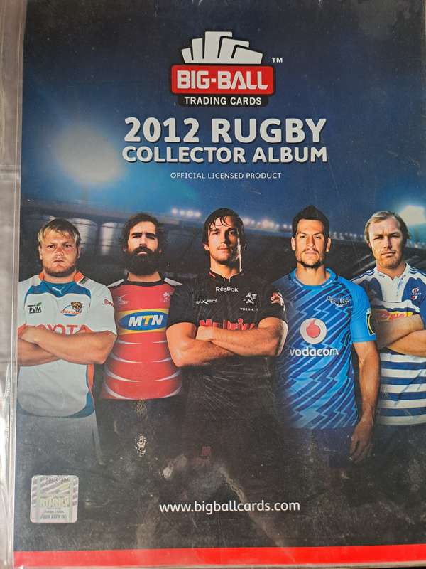 Rugby collectors' cards 2012 Big Ball Trading Cards [167 CARDS] See below for list of cards present