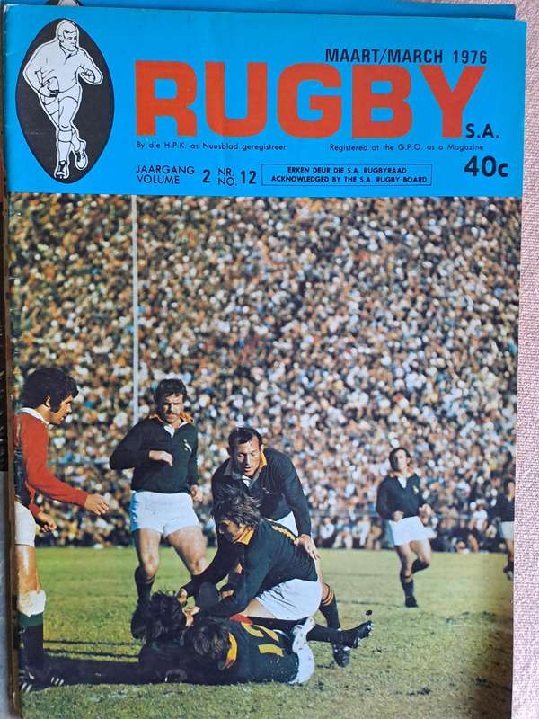 Rugby magazine March 1976 Vol. 2 No. 12