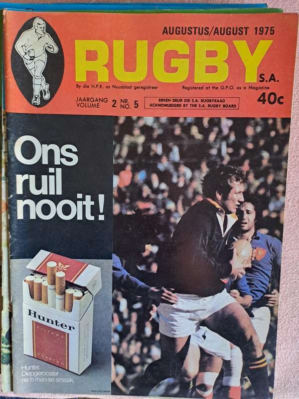 Rugby magazine August 1975 Vol. 2 No. 5