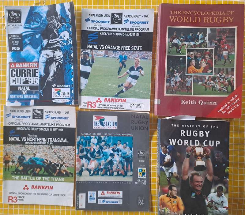 6 X Rugby programmes