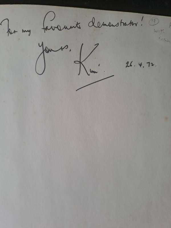Rugby book "The Unbeatables. Springboks in Australia 1971" H/C by Kim Shippey. SIGNED by Shippey
