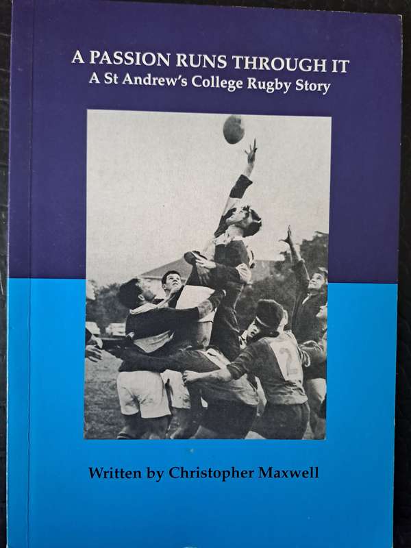 Rugby book. "A passion runs through it" s/c SIGNED