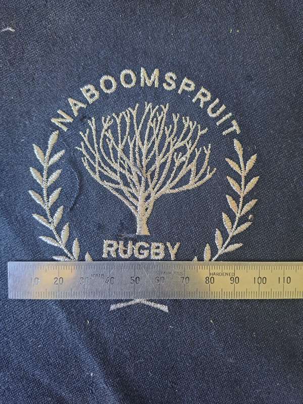 Rugby blazer badge. Naboomspruit RC. 1980s