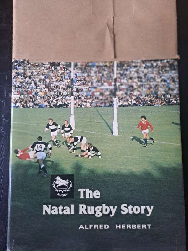 Rugby book "The Natal Rugby Story" H/C D/J (1980) Still in its warehouse wrappers!