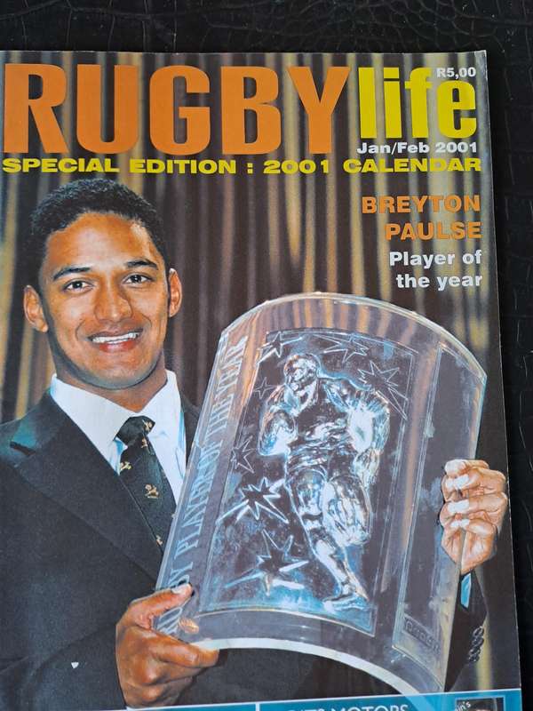 Rugby magazine and 2001 Calendar "Rugby Life" Jan/Feb 2001 no 002