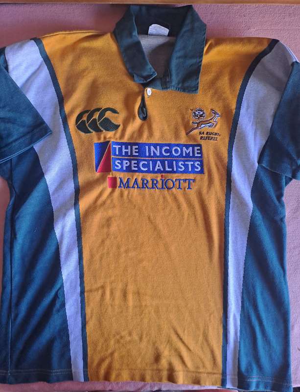 Rugby jersey. Official SARU Referee's jersey. 1990s