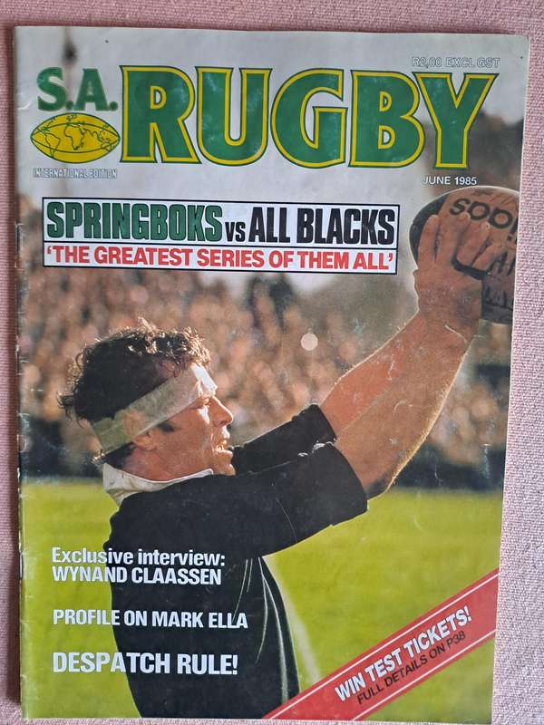 Rugby magazine June 1985 40 pp