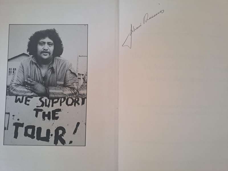Rugby book "Springboks under Siege" Springbok rugby during 1980-81 h/c 162 pp SIGNED by Johan Heunis
